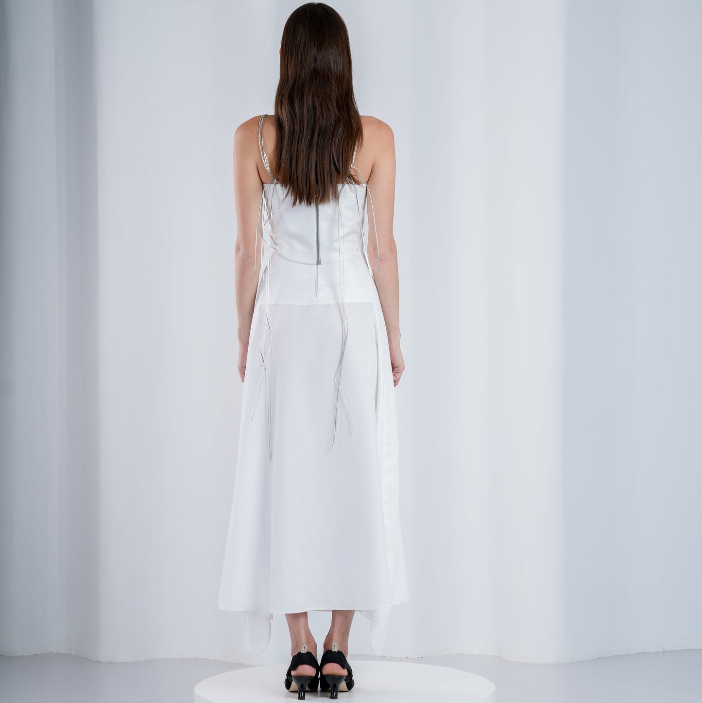 CURVY YOKE CIRCULAR SKIRT