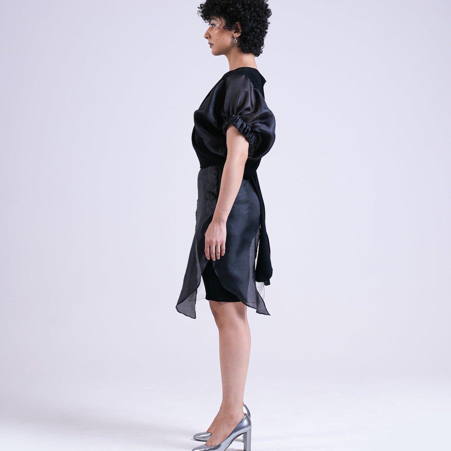 SKORT WITH ORGANZA LAYERS