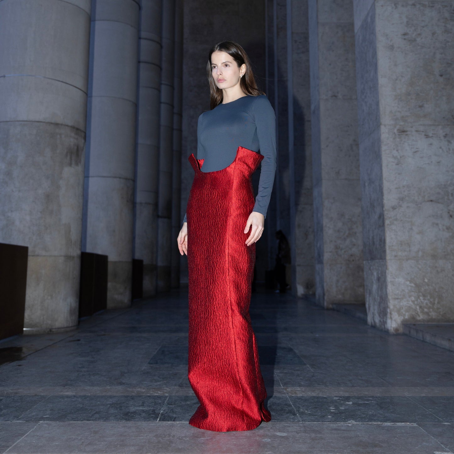 PINCEL SKIRT WITH PRINCESS CUT