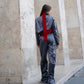 ASYMMETRICAL JACKET WITH BELT