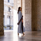 CAPE WITH A CIRCULAR CUT