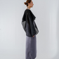 HIGH-WAIST WARP SKIRT
