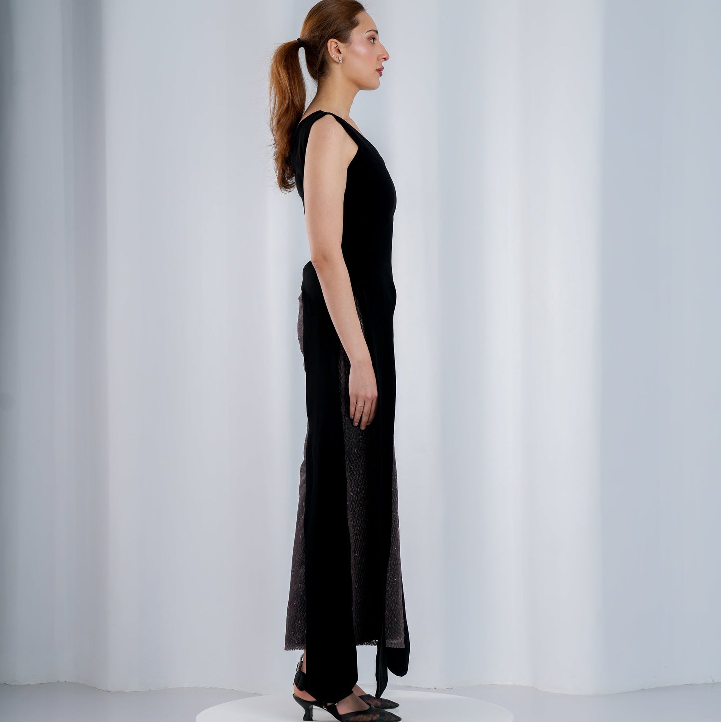 DRESS WITH PANELS