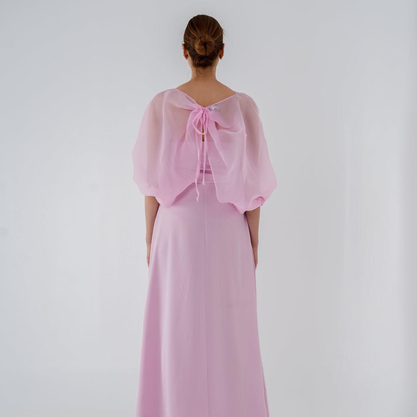 DRESS WITH PUFFY SLEEVE