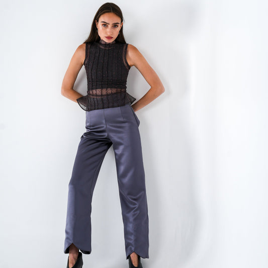 TRASPARANCE HIGH NECK TOP