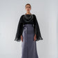 SHEER CAPE TOP