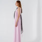 ONE SHOULDER SHWAL DRESS