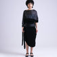 TRANSPARENT ONE SLEEVE TOP