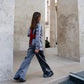 ASYMMETRICAL JACKET WITH BELT