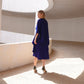 CRAPE BLUE SKIRT