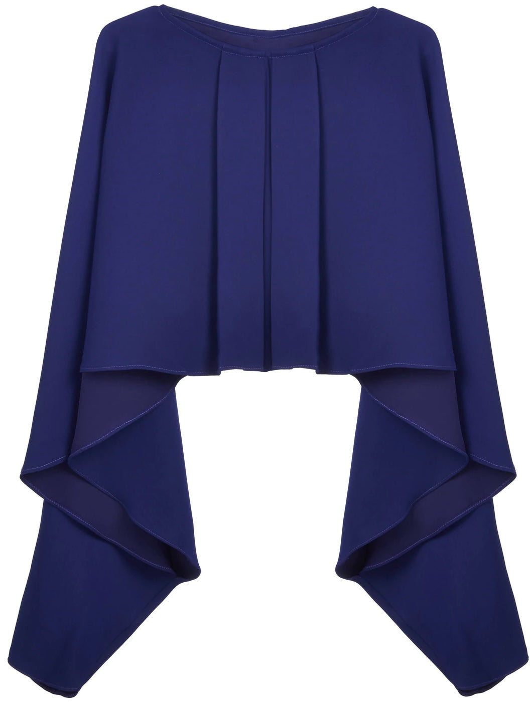 CRAPE BLUE TOP